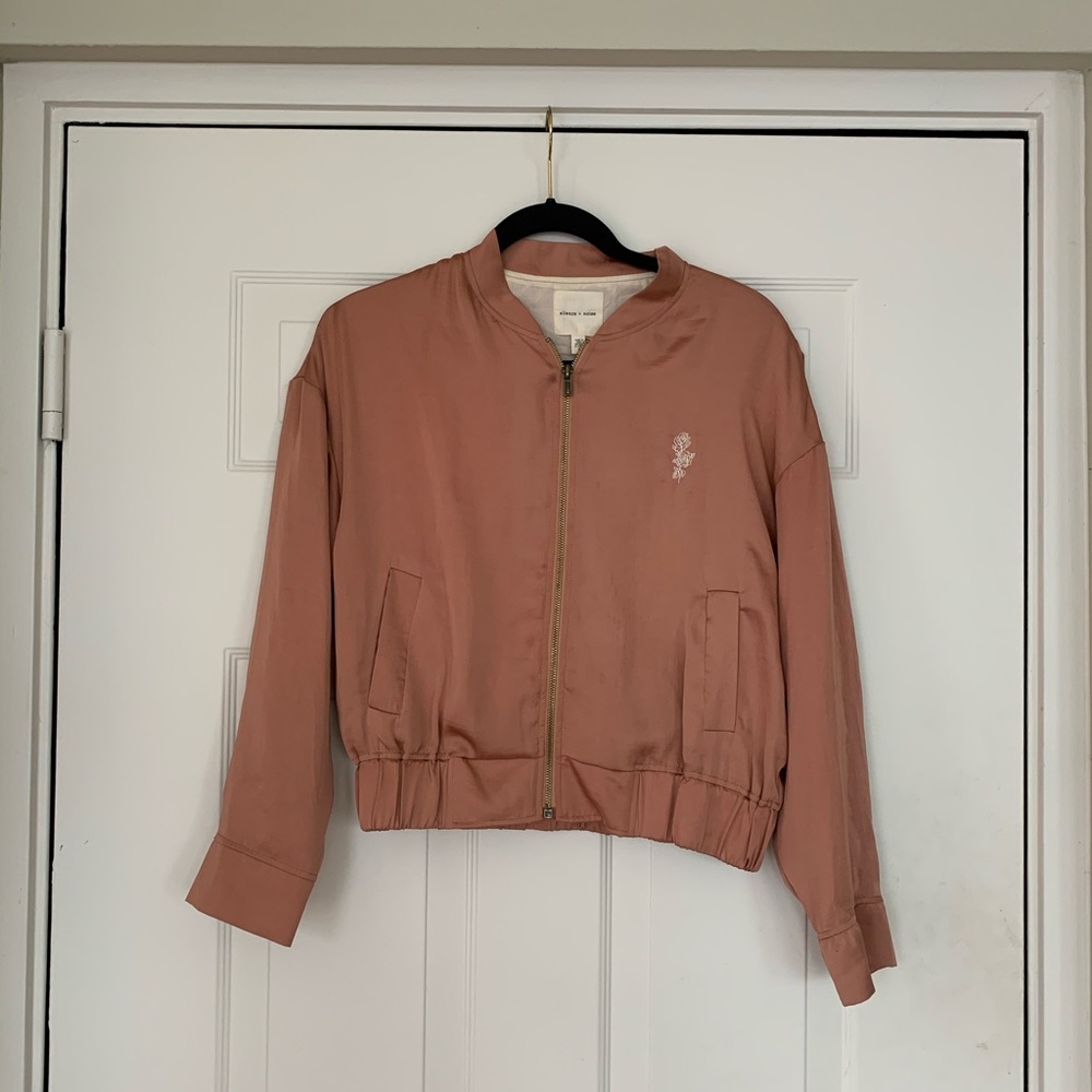 URBAN OUTFITTERS SILK BOMBER